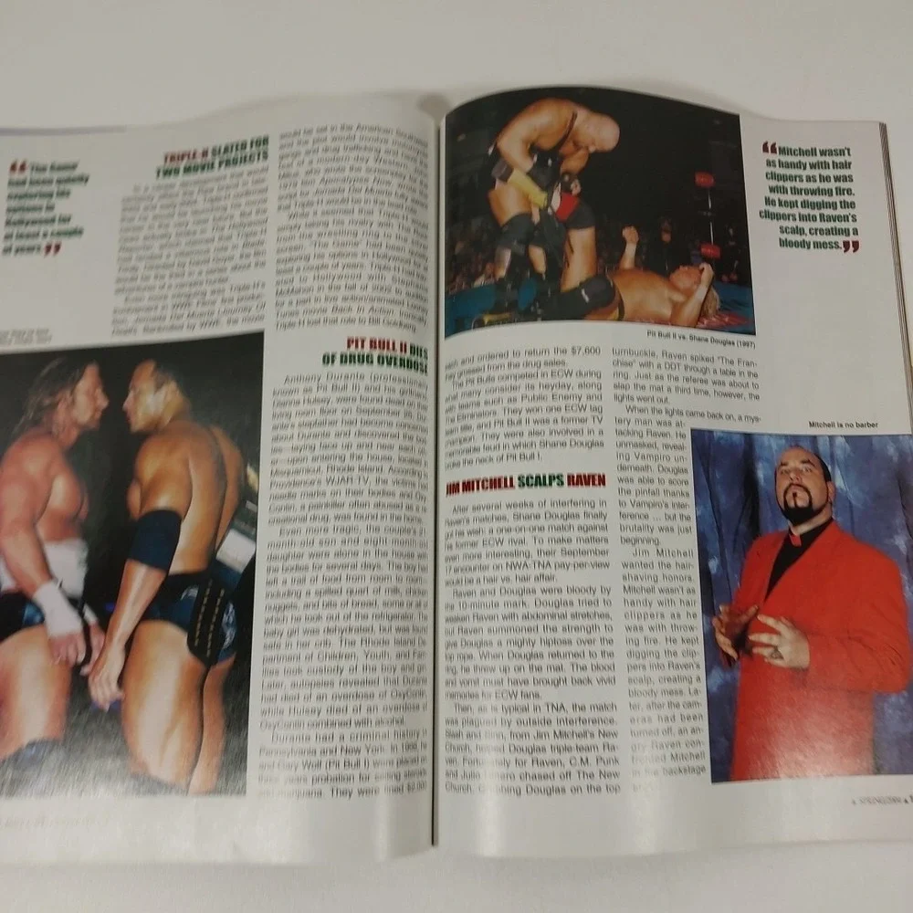 SPRING 2004 WRESTLING ILLUSTRATED ANNUAL MAGAZINE RANDY ORTON TRIPLE H RIC FLAIR